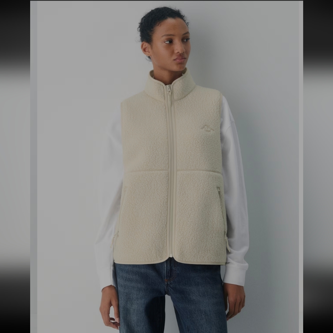 New Tna Mockneck Vest Polartec Fleece